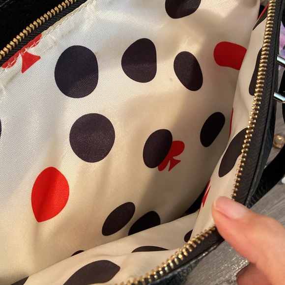 Kate Spade Grove Court Lainey Double Zip Satchel, Black - Picture 6 of 16